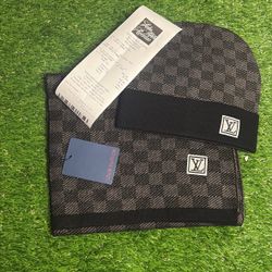Lv Beanie + Scarf 