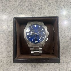  Men's Greyson Chronograph Silver-Tone Stainless Steel Watch 43mm