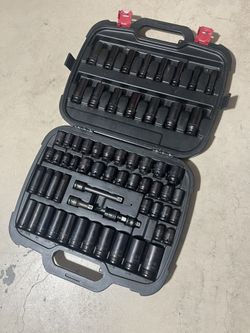 64-piece Husky 1/2 Impact Socket Set