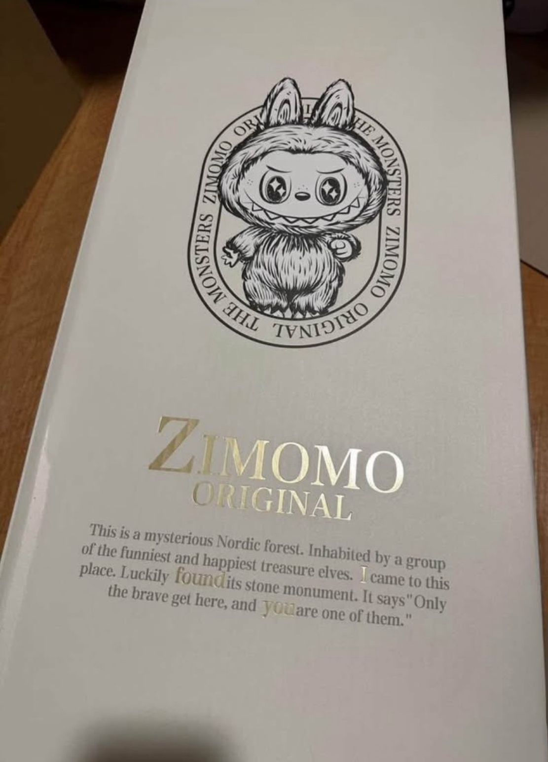 The Monster Zimomo I Found You Vinyl Face Doll