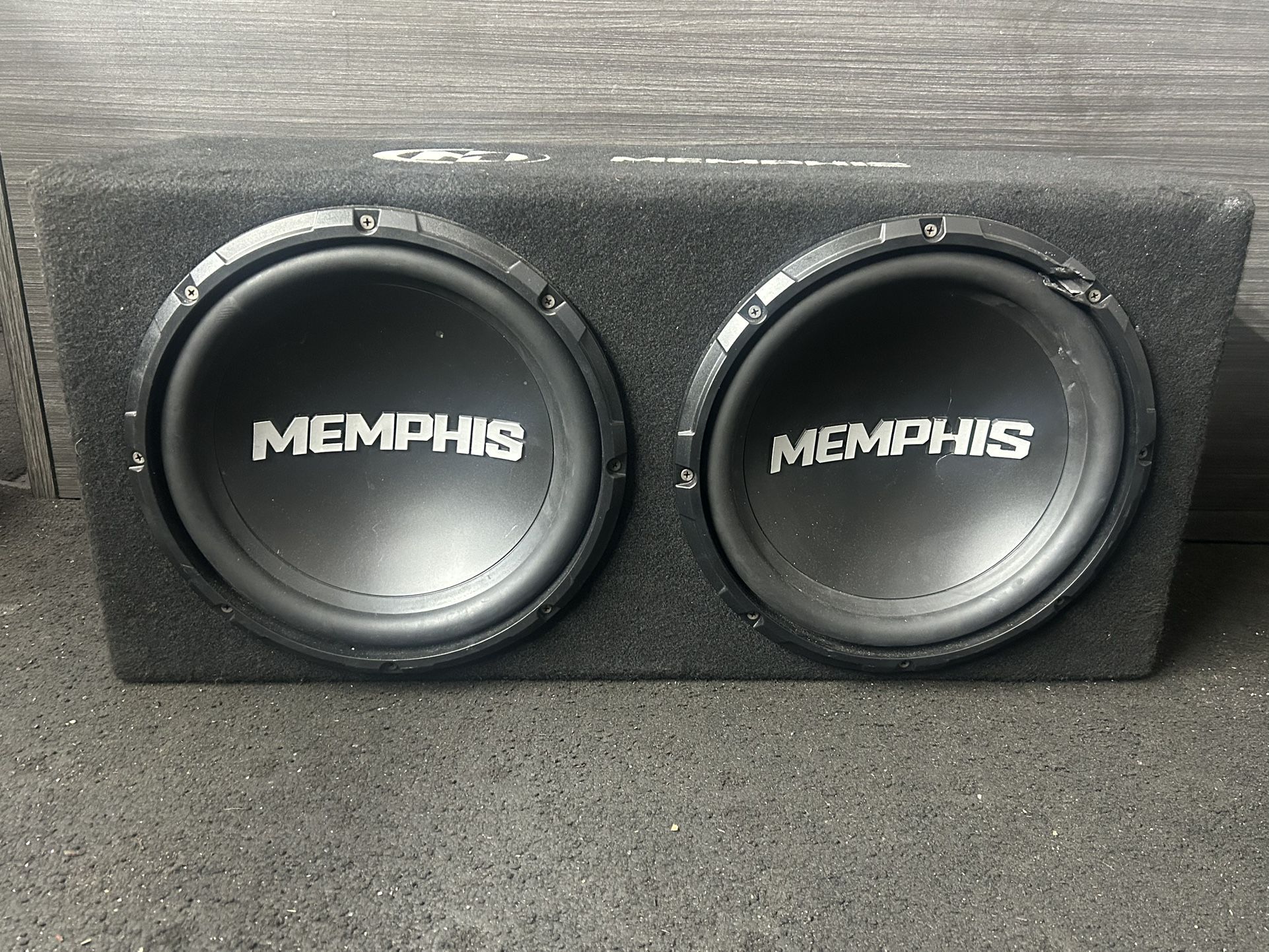 Memphis Audio Powered Dual 12" Bass System Subwoofer | Car Audio System SRXE212VP