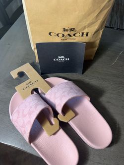 pink coach slides