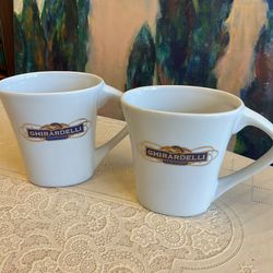 Ghiardelli Quality Mugs - Lot Of 2 