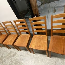 Set of 6 Roe & Co Dining Chairs