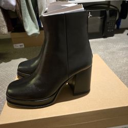 Steve Madden Black Leather Boots
