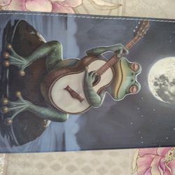 Frog Playing Guitar Tablet Case S10 Lite