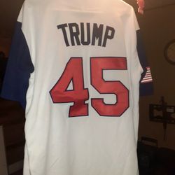 NEW Trump Sports Jersey ☆ ALL STITCHED ☆ Baseball ☆ Football ☆ Hockey ☆ 45th President ☆ MAGA ☆ Collectible ☆