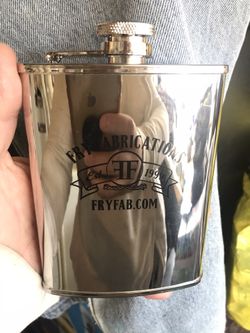 8 New stainless steel flask