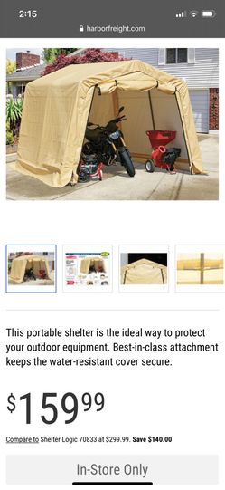 COVERPRO 10 ft. x 10 ft. Portable Shed