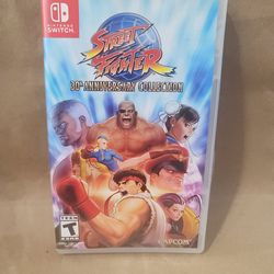 NINTENDO SWITCH STREETFIGHTER 30TH YEAR ANNIVERSARY COLLECTION