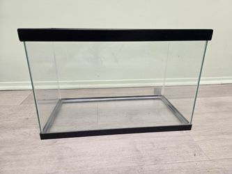 Glass Aquarium Tank with Black Frame