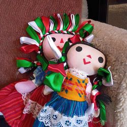 Handmade Mexican dolls