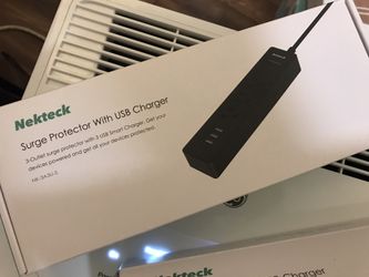 brand new power strip with USB charger