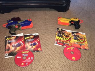 Nerf N-strike Elite Nintendo Wii, Bundle Game + Gun $40. Nerf N-strike Nintendo Wii, Bundle Game + Gun $40. Both $70.