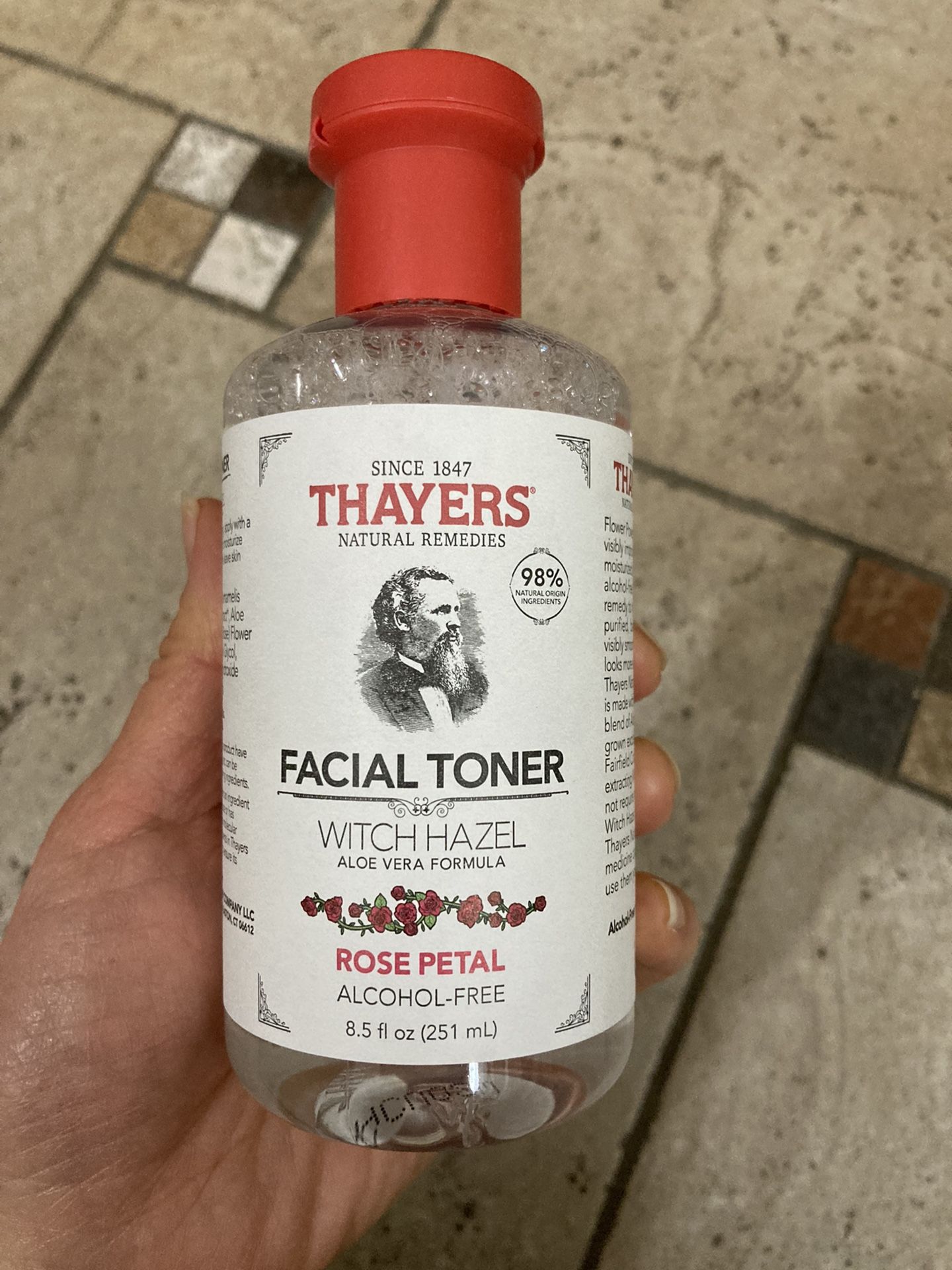 NWT Thayers Facial Toner Rose Petal