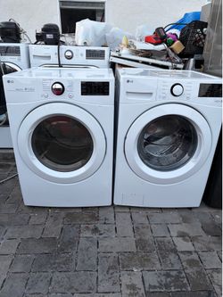 27-Inch Front-Loading Washer and Dryer Set - 2022 Model