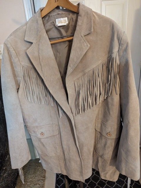 Romans Suede Fringe Jacket