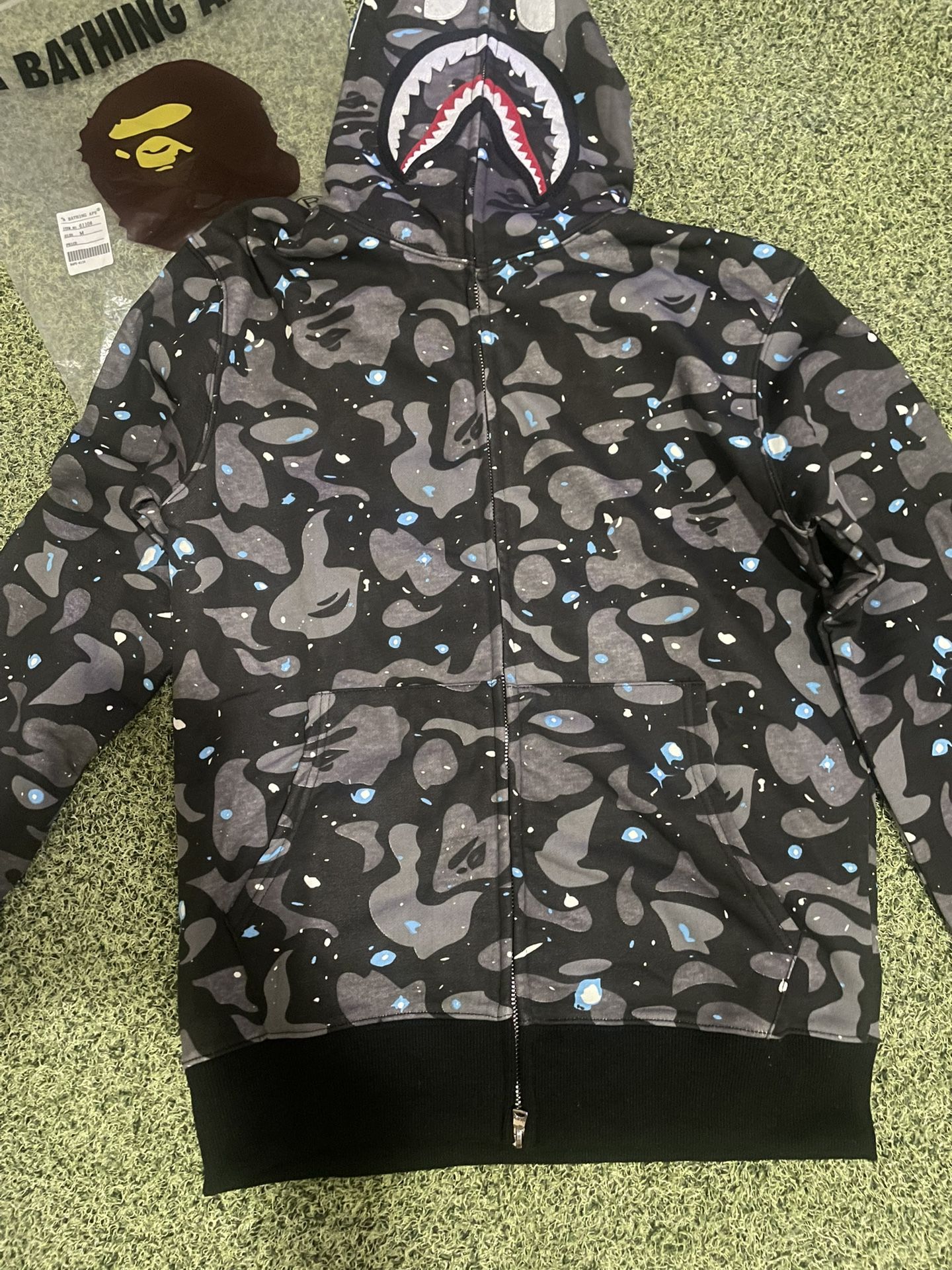 Galaxy Glow In The Dark Bape Hoodie