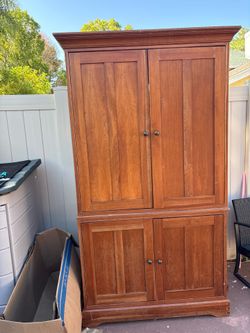 Real solid wood armoire