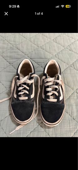 Vans Old Skool Black & White Kids Youth Size 2