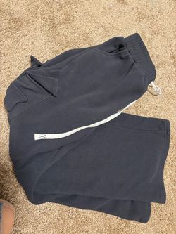 Navy Blue Fleece Sweats