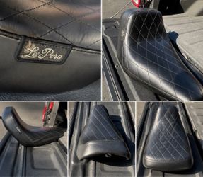 Le Pera Solo Seat – Harley Low Rider S / Low Rider / Low Rider ST – Diamond Stitch