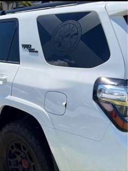 2010-2024 Toyota 4Runner Florida Flag Window Vinyl