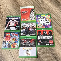 7 CDs Games 6 Xbox One And One Game Xbox 360 