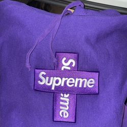 Supreme Cross Box Logo Hoodie Size L for Sale in San Bernardino