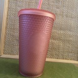 Starbucks Studded Pink cup