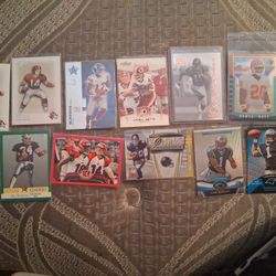 11 Football Card Mixture Lot Nice Rcs And #d Cards