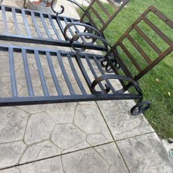 Cast Aluminum Adjustable Patio Chase Lounge Woodard Style Lightweight Please Read The Description 