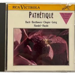 Pathetique Bach Beethoven Chopin Grieg CD RCA Victrola The Worlds Fav Classics