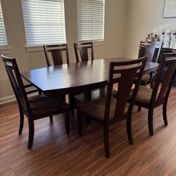Dining Table With 6 Chairs 