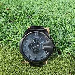 DIESEL Mega Chief Chronograph Watch DZ-4355 Black