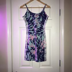 Adidas Womens Tye Dye Tank Dress