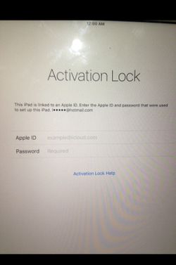 Buying locked iPads for parts