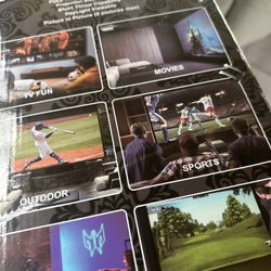 Bright Era 8k Projector With motorized Projector screen