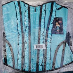 Blue/Black Corset Size M