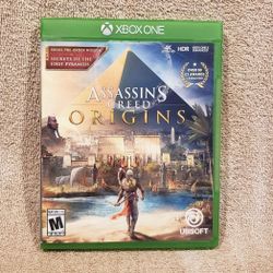 ASSASSIN'S CREED ORIGINS (2017 XB1) ASSASSIN QUIET CREEP KILL MICROSOFT XBOX ONE VIDEO GAME DISK
