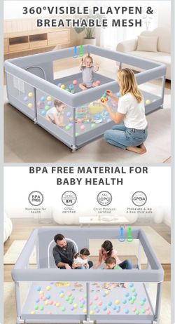 Playpen 79X71 Inch Extra Large