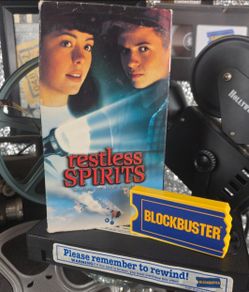 Restless Spirits VHS 1999 Showtime rare/tested
Blockbuster video nostalgia