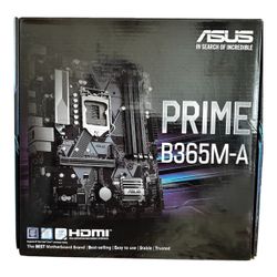 ASUS Prime B365M-A Motherboard LGA1151 Intel B365 Micro ATX New Open Bo