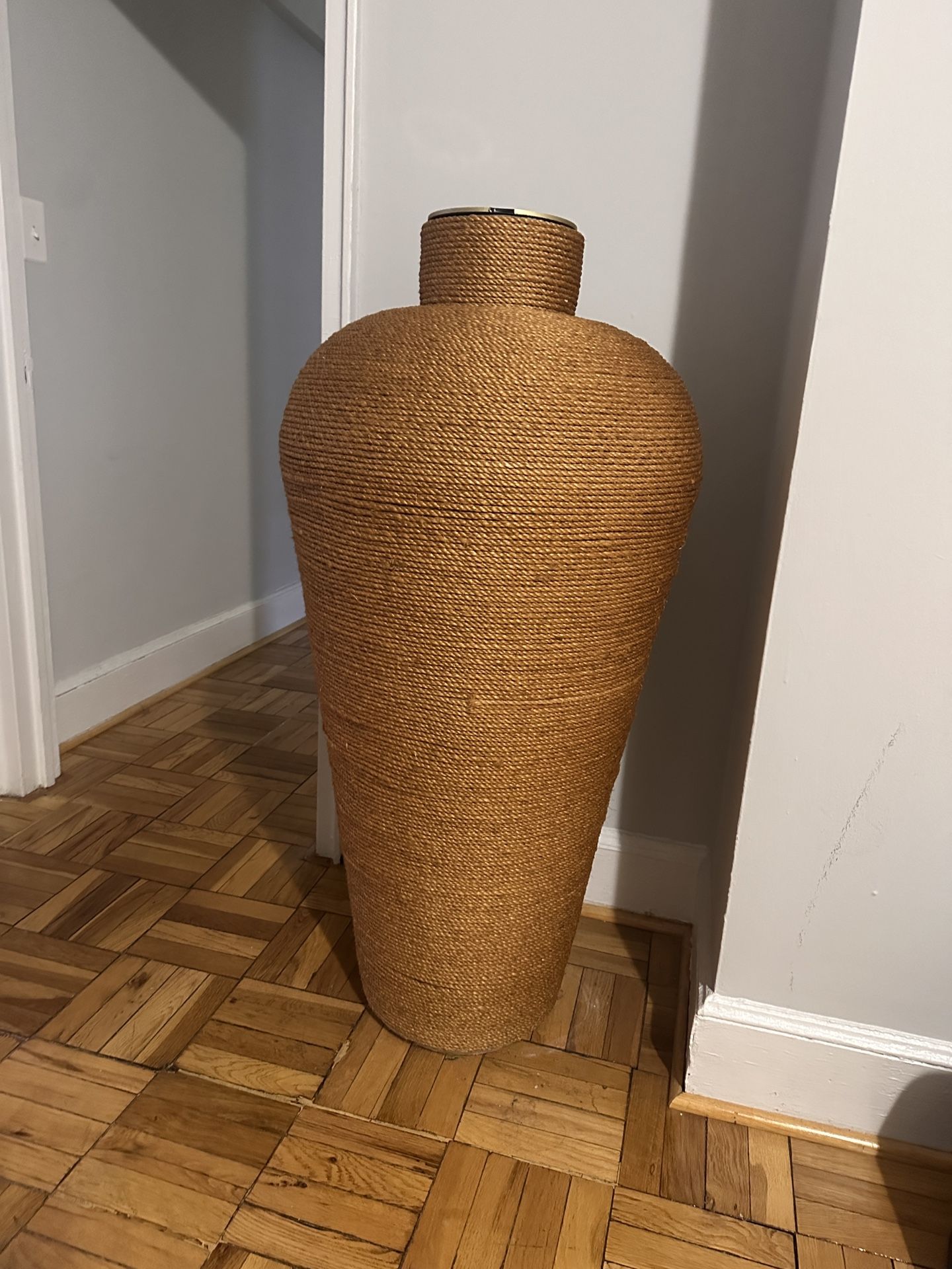 Handcrafted clay vase