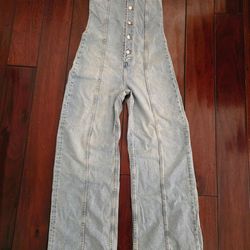ZARA Denim Jumpsuit - Medium