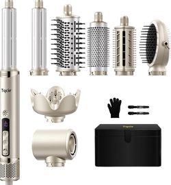 NEW*👉🏻 8-in-1 Professional Hot Air Hair Styler + Dryer Brush, Powerful Multi-Styler (Silver Lake)