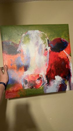 'Art Cow' Canvas Art by Richard Wallich 
