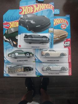 HOTWHEELS PORSCHE (5) ALL (5) CAR'S FOR $ 20 DOLLARS