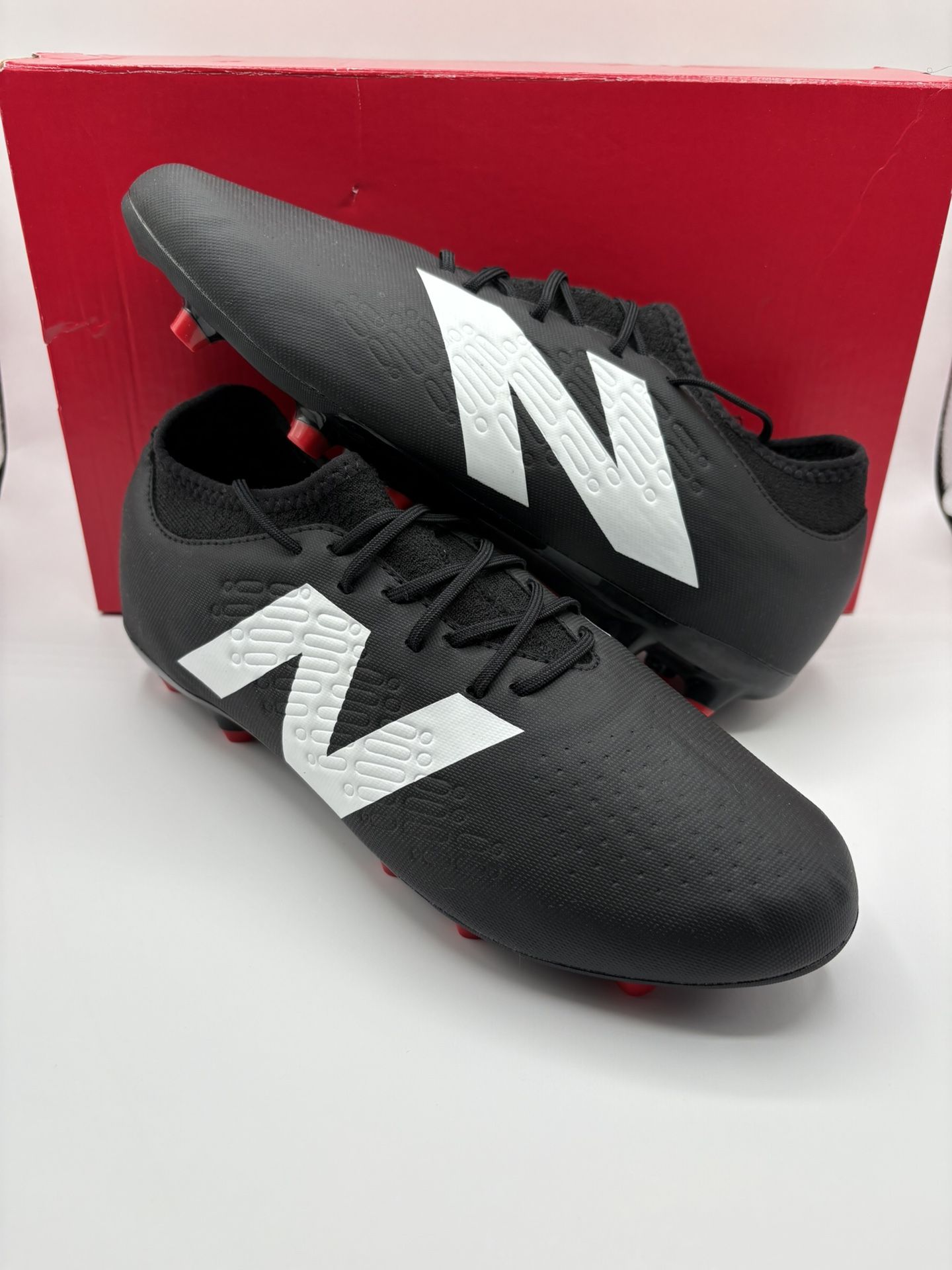 New Balance Tekela Magique FG V4+ Black Soccer Cleats Mens Size 9