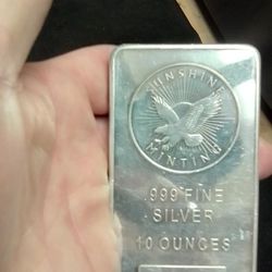 10 OZ .999 Fine Silver